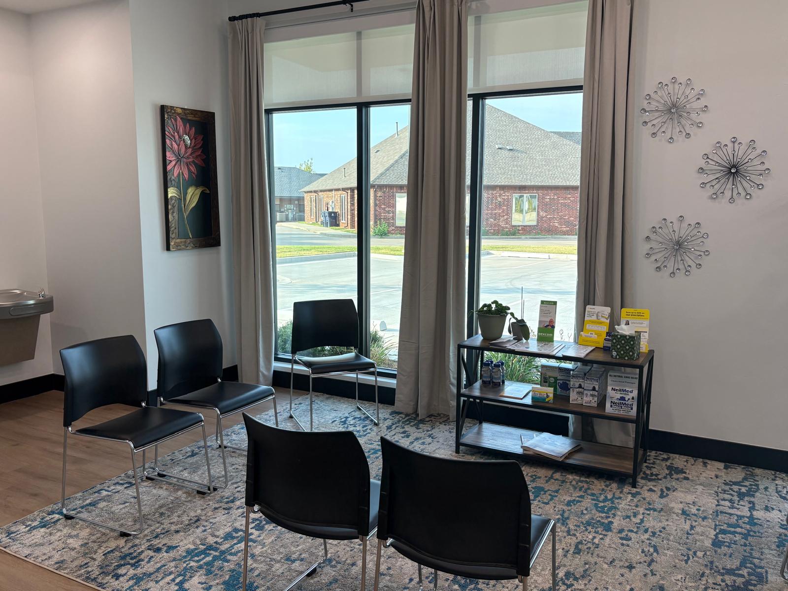 Clinic waiting room