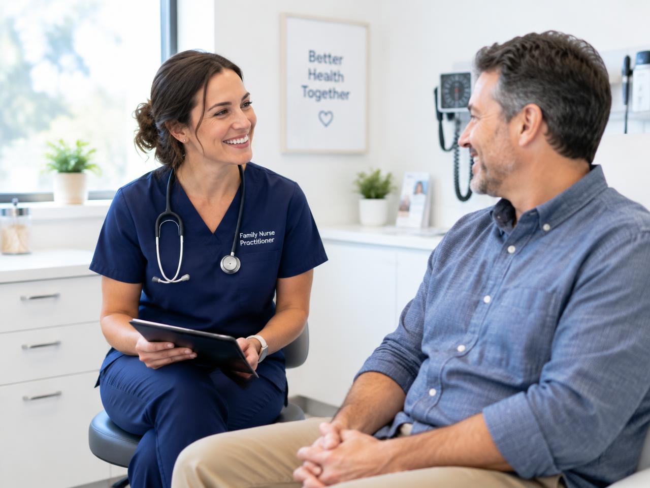 Friendly provider portrait